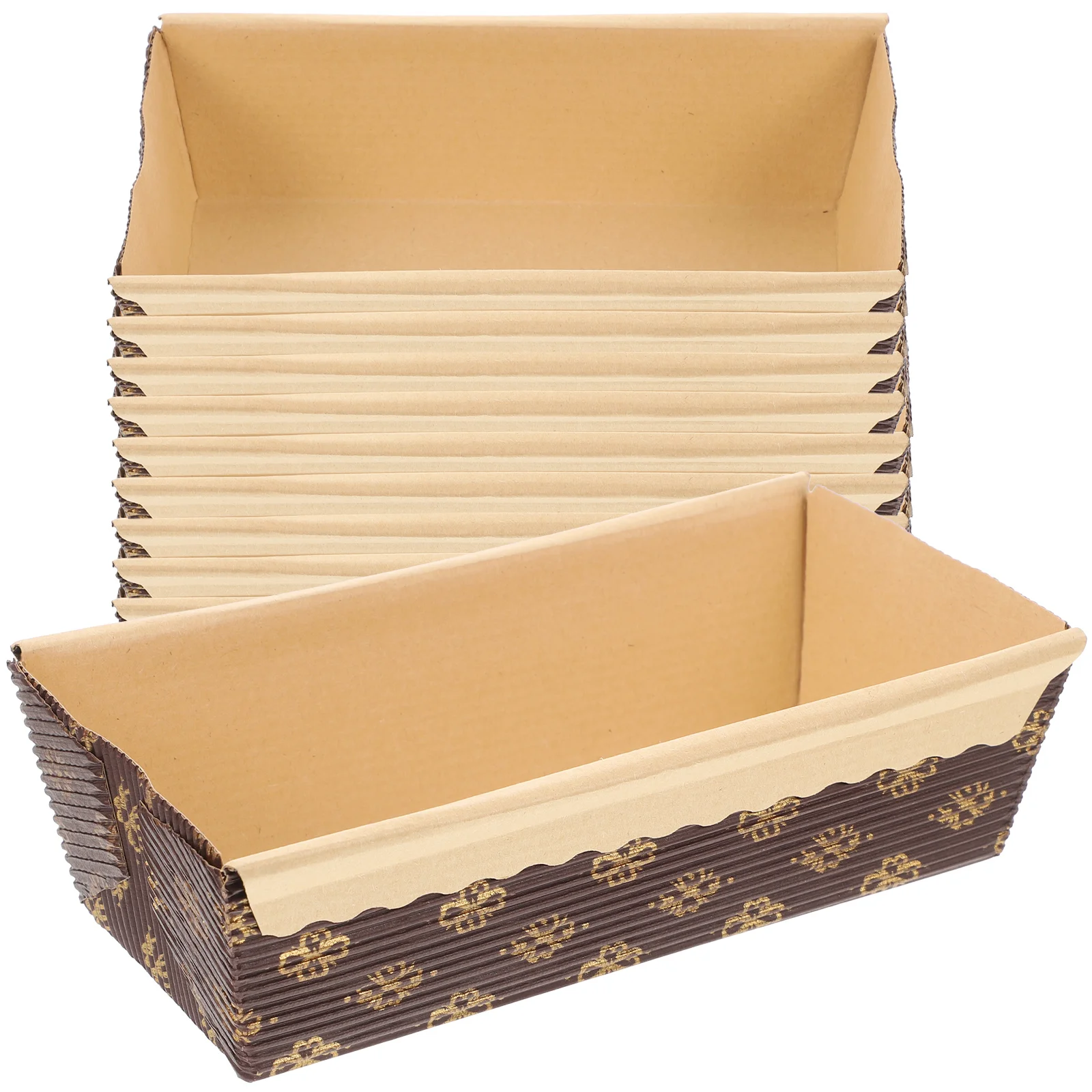

Paper Baking Loaf Pans Bread Pan Cakeloft Wrappers Holdersmini Liners Rectangular Chocolate Tintray Meatloaf Cheesecake