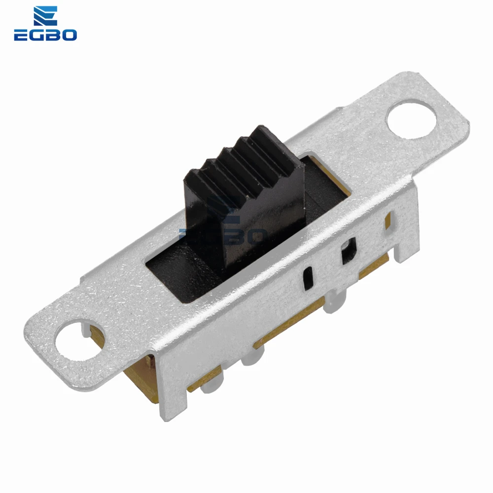 10 ~ 50 шт. EGBO SS23E04 двойной тумблер 8 контактов 3 файла 2P3T DP3T ручка высотой 5 мм