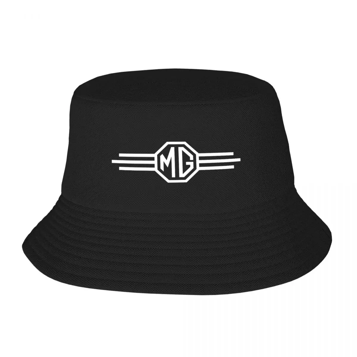 

Mg Logo Bucket Cap Summer Fisherman Caps Outdoor Sport Beach Sun Fishing Hat Girl Boy Funny Print Bob Panama Hat