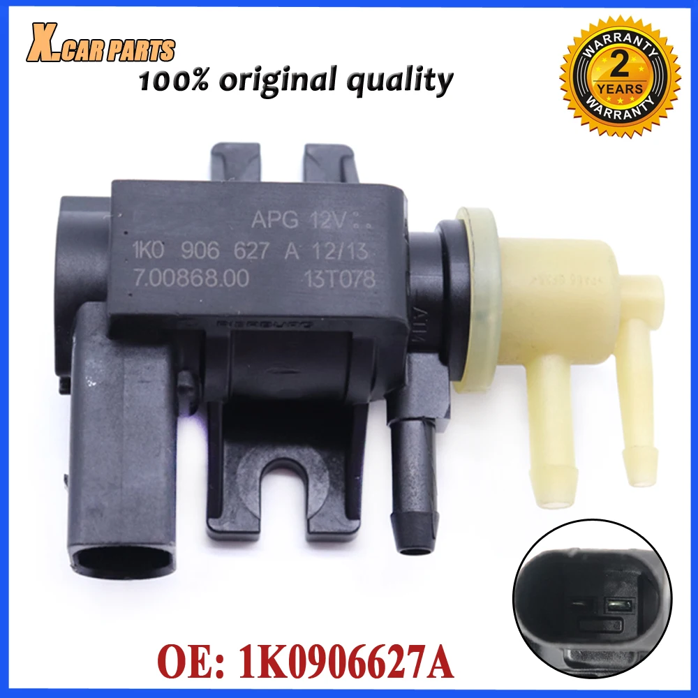 

Car N75 Turbo Boost Pressure Solenoid Valve For Audi A3 A4 A6 For Volkswagen T5 Transporter Jetta Passat Polo Touran 1K0906627A