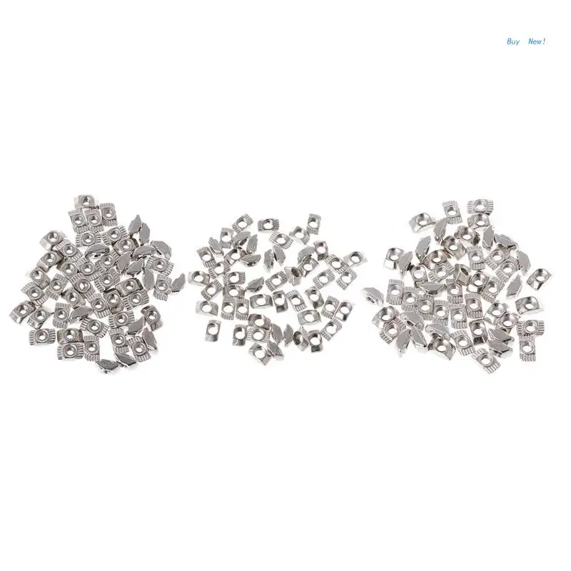 

50Pcs 3D Printer M3 M4 M5 T Type Nut Fastener Connector For 2020 Profile