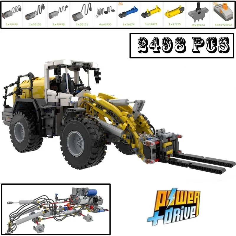 

NEW MOC L580 XPower wheel loader The Ultimate Loader RC Engineering Vehicle Building Blocks Bricks Kit Kids Toys Birthday Gifts