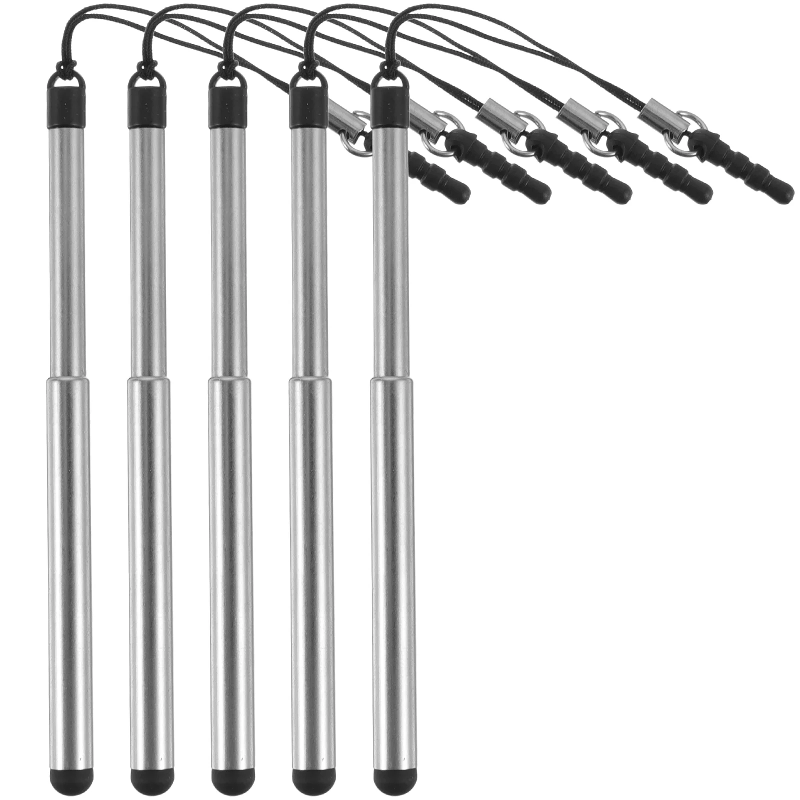 

5 Pcs Retractable Stylus Touch Screen Pen Computer Laptops Touchscreen Capacitive Phone Slender