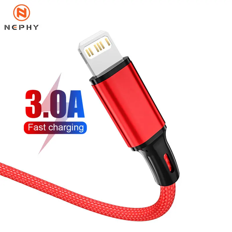 USB кабель для iPhone X XS 8 7 6 6s Plus SE 13 12 11 Pro Max Apple iPad Быстрая зарядка короткий шнур