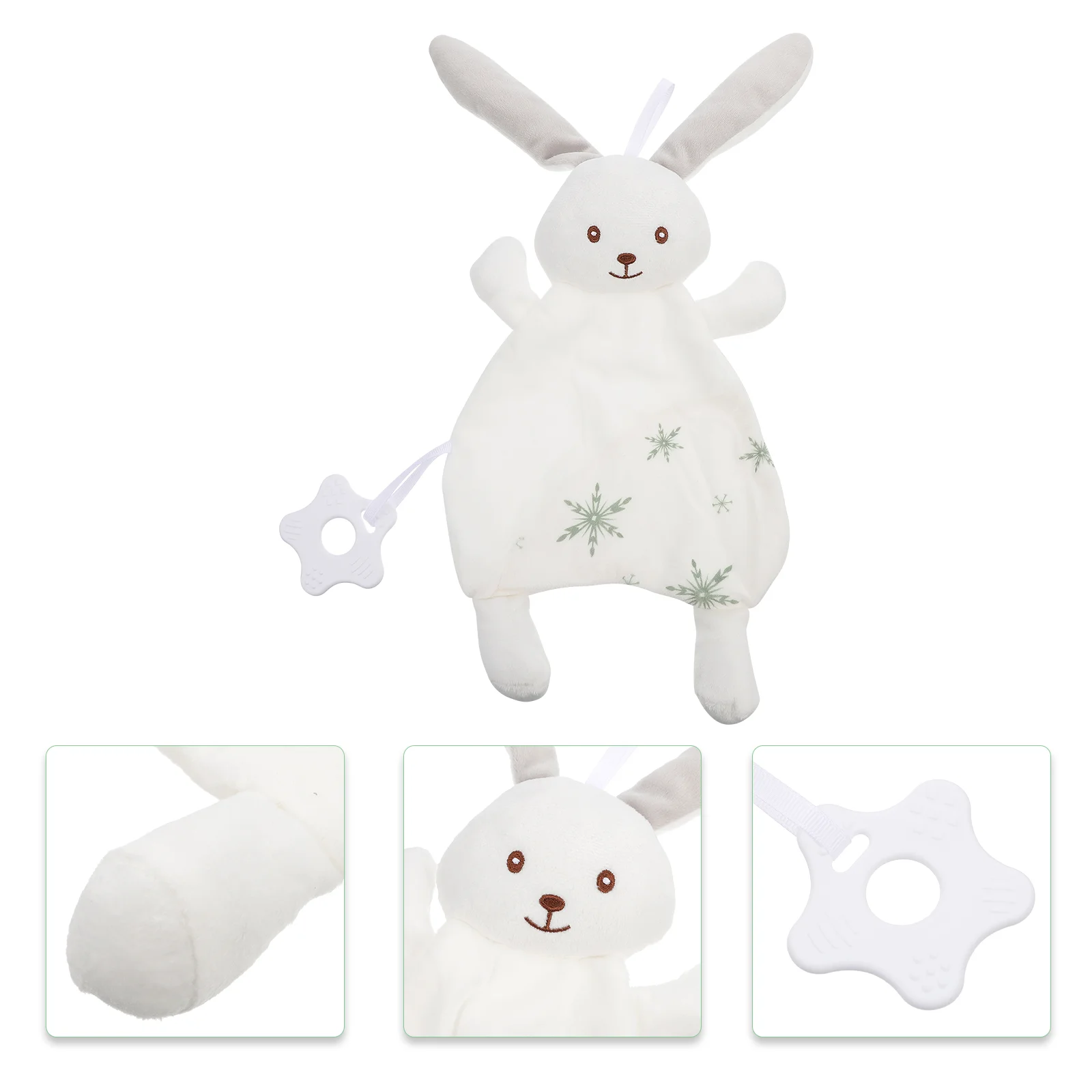 

Детское одеяло, мультяшная Успокаивающая кукла для новорожденных с прорезывателем