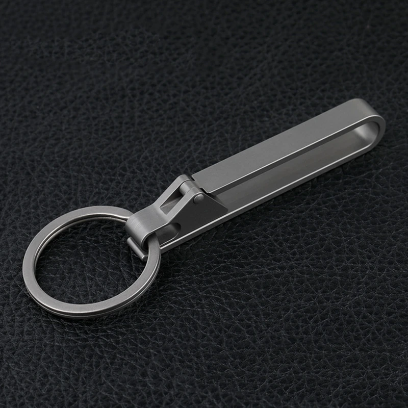 

2022 New Sports Car Key Lightweight Key Ring Holder Outdoor Titanium Alloy Key Chain Waist Belt Hanging Buckle Ring Holder