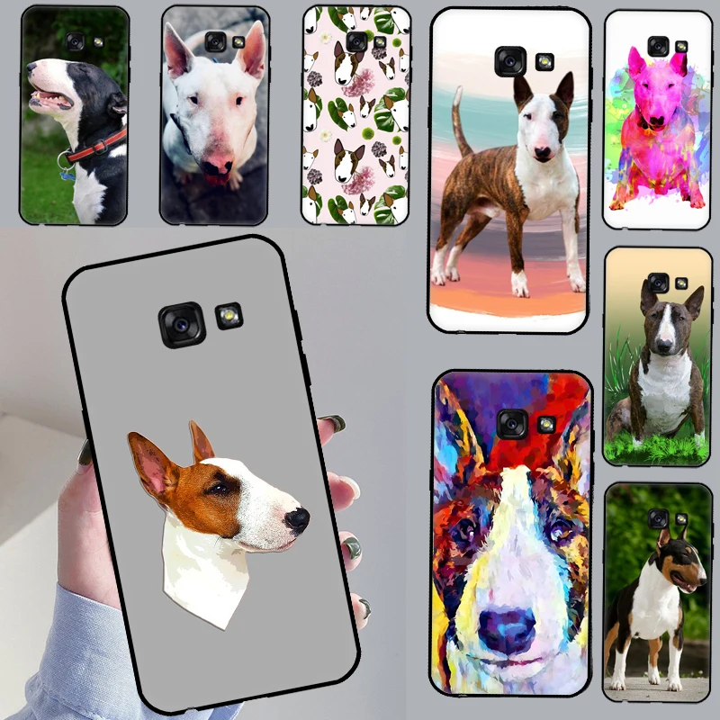 Чехол бультерьер собака для Samsung Galaxy J6 J4 Plus A6 A7 A8 A9 J8 2018 A3 A5 2016 J3 J5 J7 2017 задняя крышка