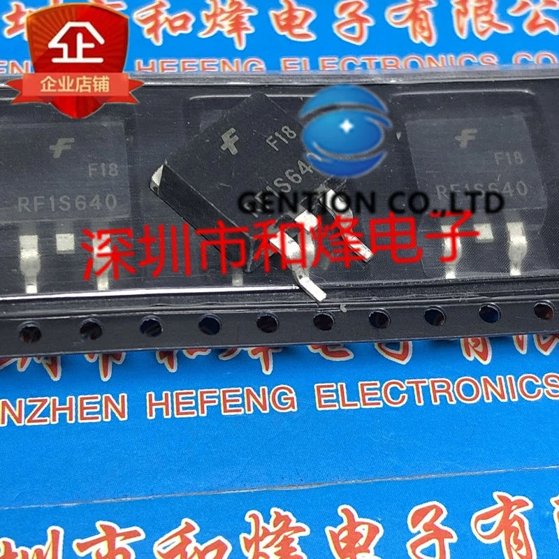 

10 шт. RF1S640 TO-263 200V 18A в наличии 100% новый и оригинальный