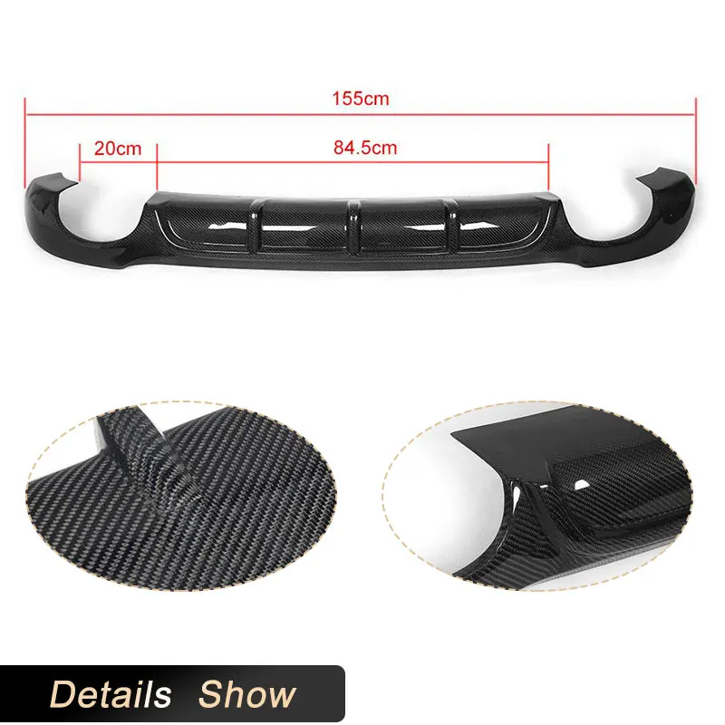 Автомобильный задний бампер из углеродного волокна диффузор спойлер для губ Для