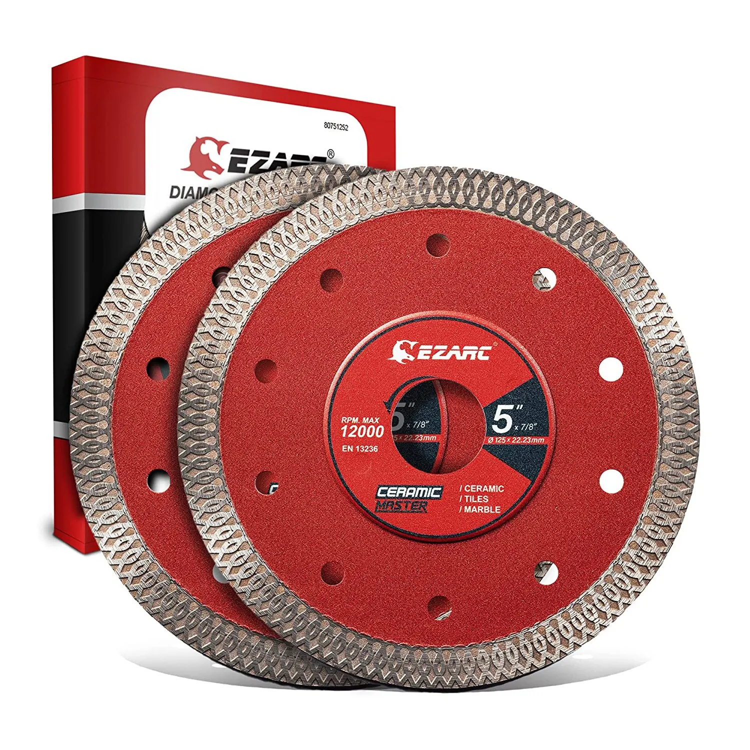 

Алмазные пильные диски EZARC Super Thin 115/125 мм для резки камня