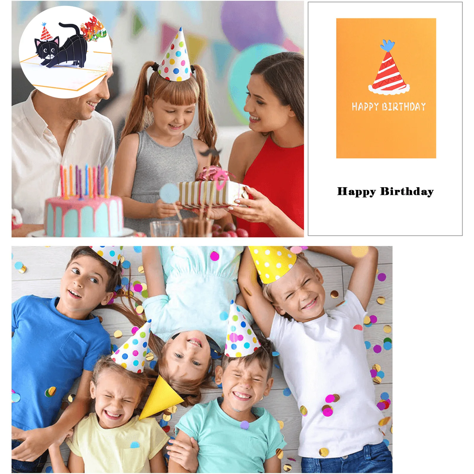 Конверты Поздравительные открытки Неопределенная открытка на день рождения