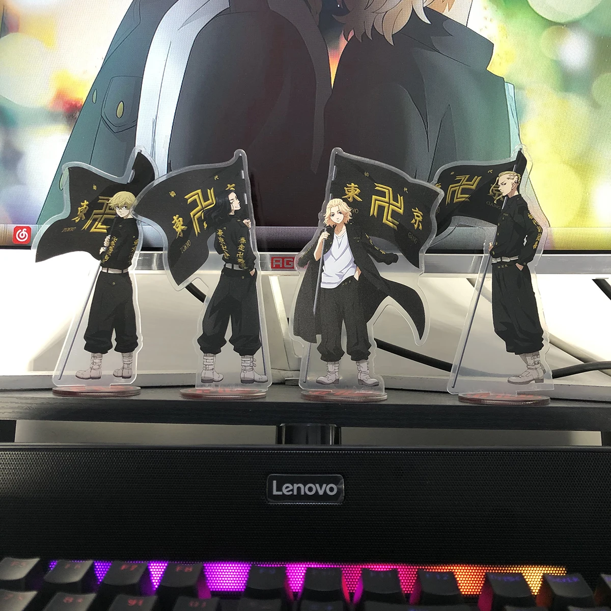 

Tokyo Revengers Action Figure Cosplay Acrylic Stands Tokyo Avengers Keisuke Baji Model Plate Anime Fans Collections Props Gifts