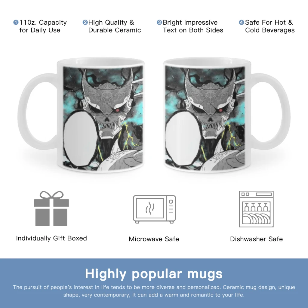 Kaiju № 8 Аниме Бесплатная доставка фоточашки креативные чашки и Симпатичные