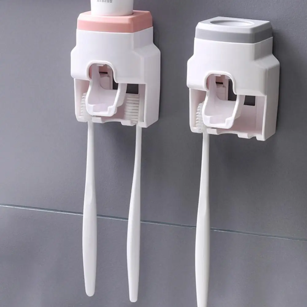 

Bathroom Automatic Toothpaste Dispenser Waterproof Lazy Toothpaste Squeezer Toothbrush Holder Bathroom Products