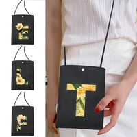 mini floral phone shoulder bag waterproof handbag wrist pouch wallet sports cell mobile phone pack crossbody bags for girls bags