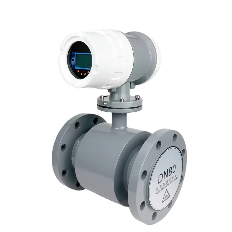 

DN50 Acid-base Fluid PTFE Lining Electromagnetic Flowmeter RS485 Intellectual Electromagnetic Flow Meter