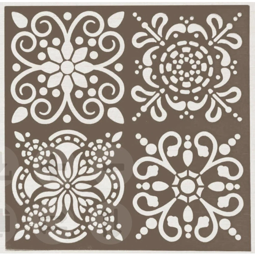 

Layering Flowers Background Stencils 2022 New Reusable Paper Crafts Template Kids Fun Diy Drawing Scrapbook Coloring Decoration