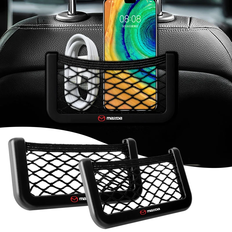 

1pcs Car Logo Interior Storage Net Storage Belt for Mazda 2 3 5 6 M5 Ms CX-4 CX-5 CX6 M3 M6 MX3 MX5 Auto Interior Accessories