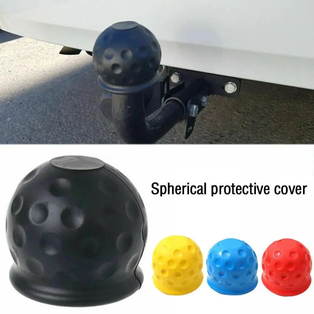 

50MM Tow Bar Ball Cover Cap Trailer Ball Cover Tow Bar Cap Hitch Caravan Trailer Guard Dome Protect Cover Car Accessories