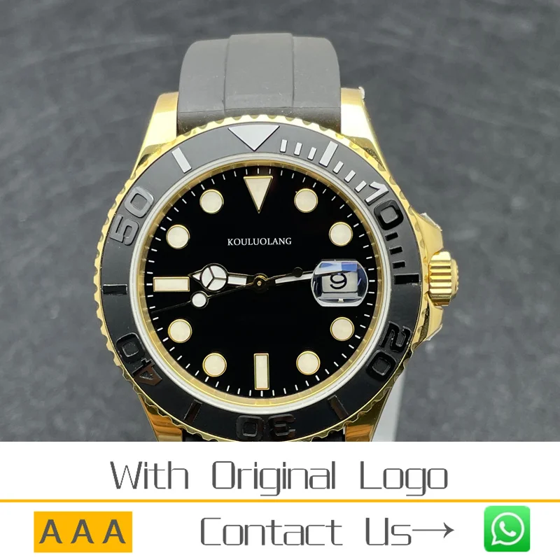 

Man Mechanical Watch Automatic Watch Sapphire Glass 904 Stainless Steel Luminous Waterproof Movement Gold Watch Watches -RLX