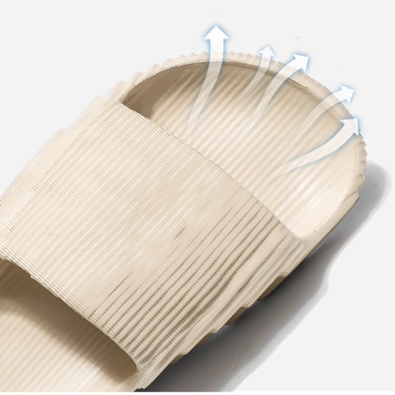 Women's Bathroom Shoes EVA Summer Thick Platform Sandals Home Indoor Non-slip Men's and Women's Slippers Outdoor Beach Flip-flop