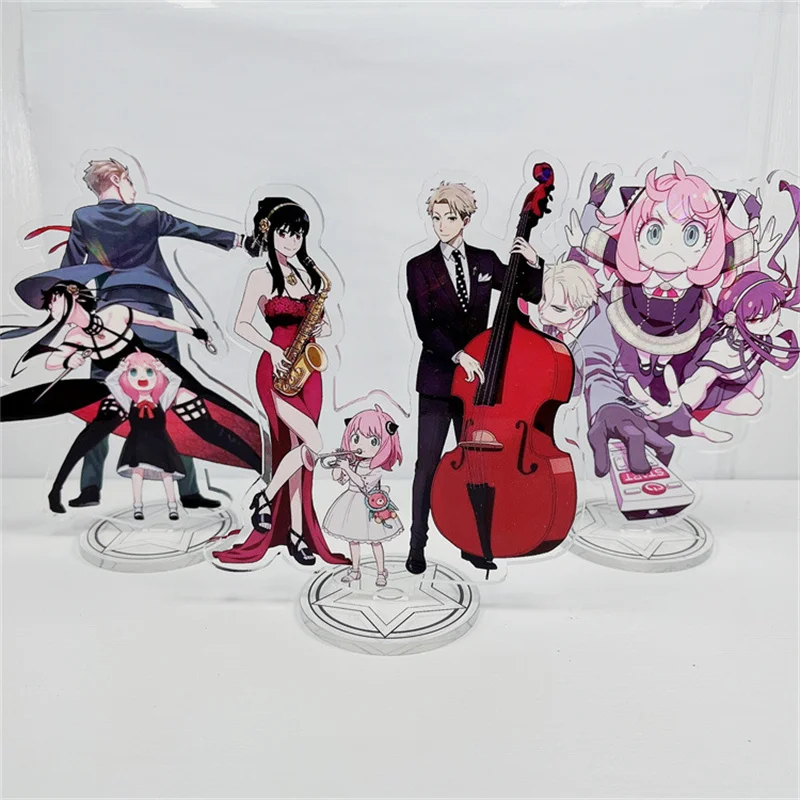 

Japan Anime Spy×Family Twilight Cosplay Acrylic Action Figure Loid Anya Yor Forger Stand Model Desk Decor Fans Collection Gift