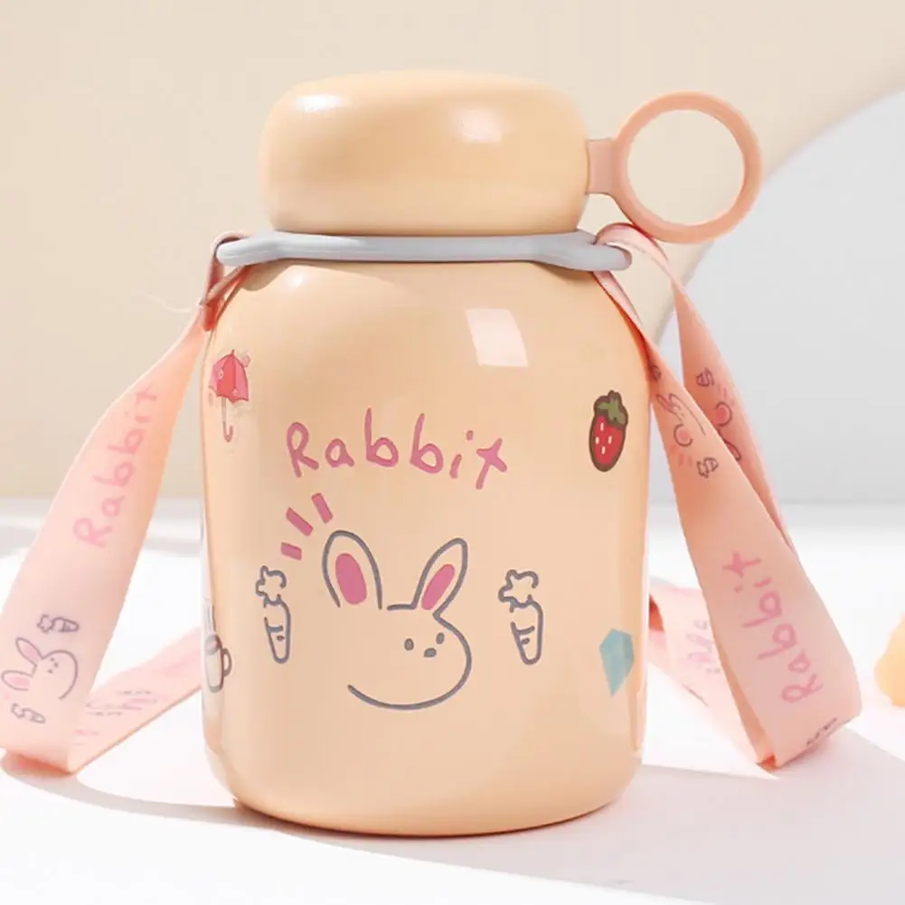 Модная мультяшная Изолированная кружка с подвесной веревкой чашка для воды