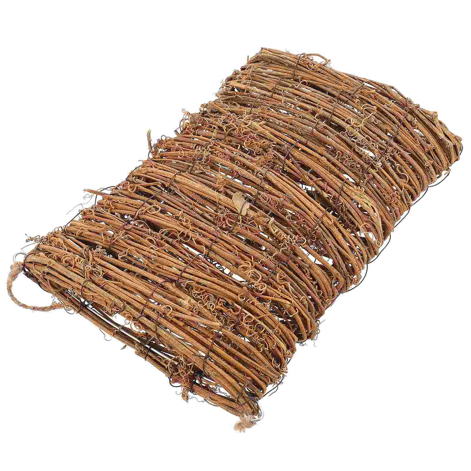 

Basket Hanging Wall Flower Planter Planters Indoor Wicker Rattan Woven Pot Sill Window Baskets Pots Handmade Farmhouse Storage