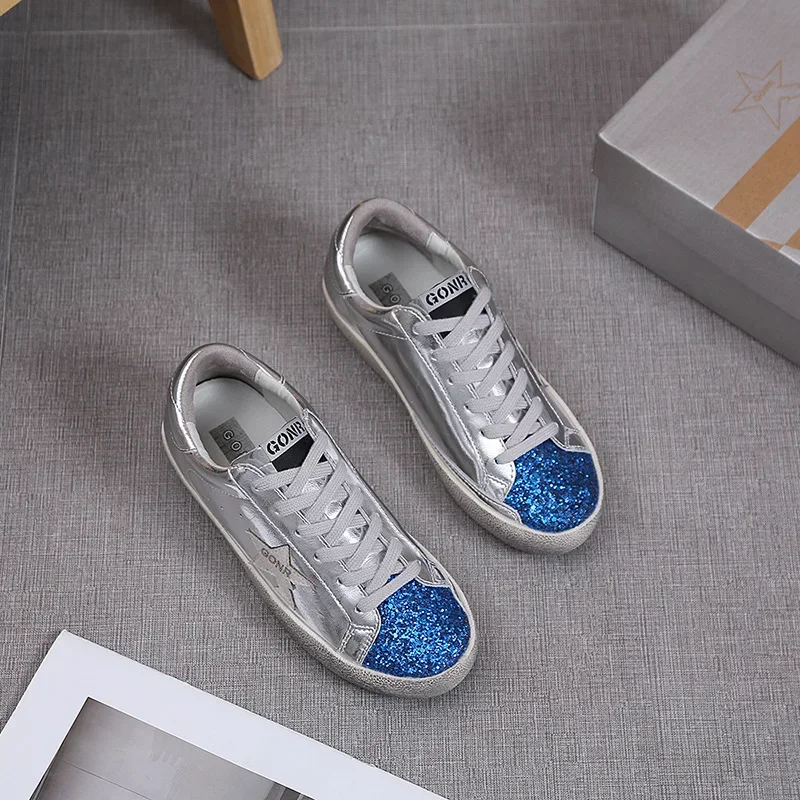 Кроссовки из натуральной кожи маленькие грязно-белые модные Универсальные для