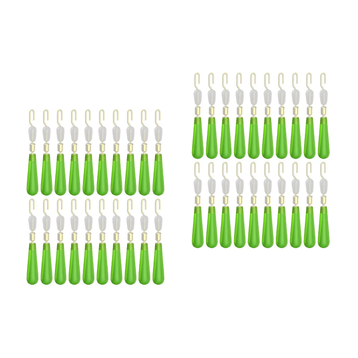 

50 pcs Bobber Stopper Connector Tackles Bobber Stops