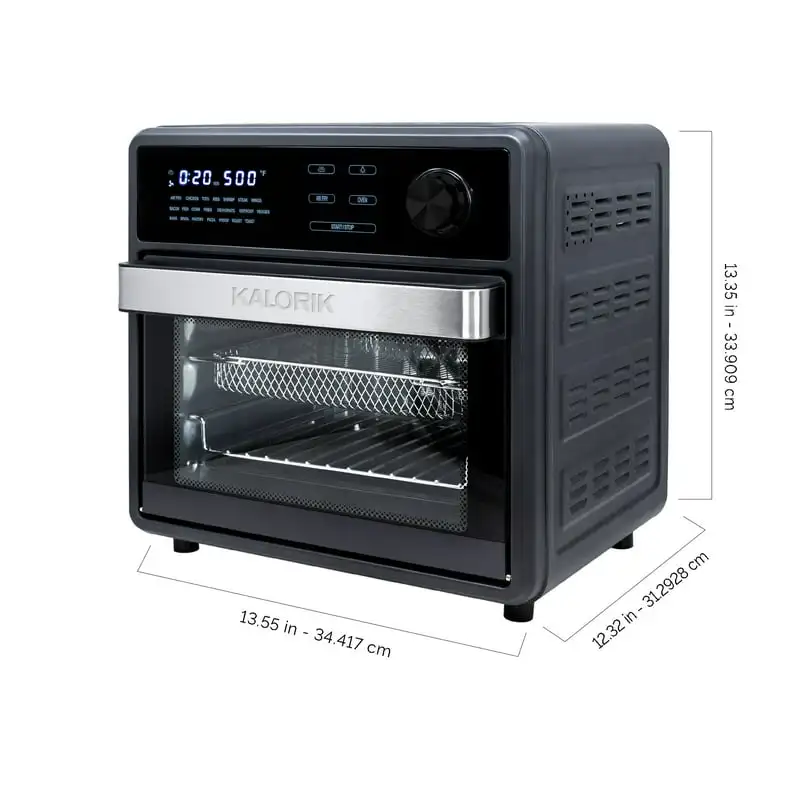 

16 Quart Touch Air Fryer Oven Black, AFO 47804 BK