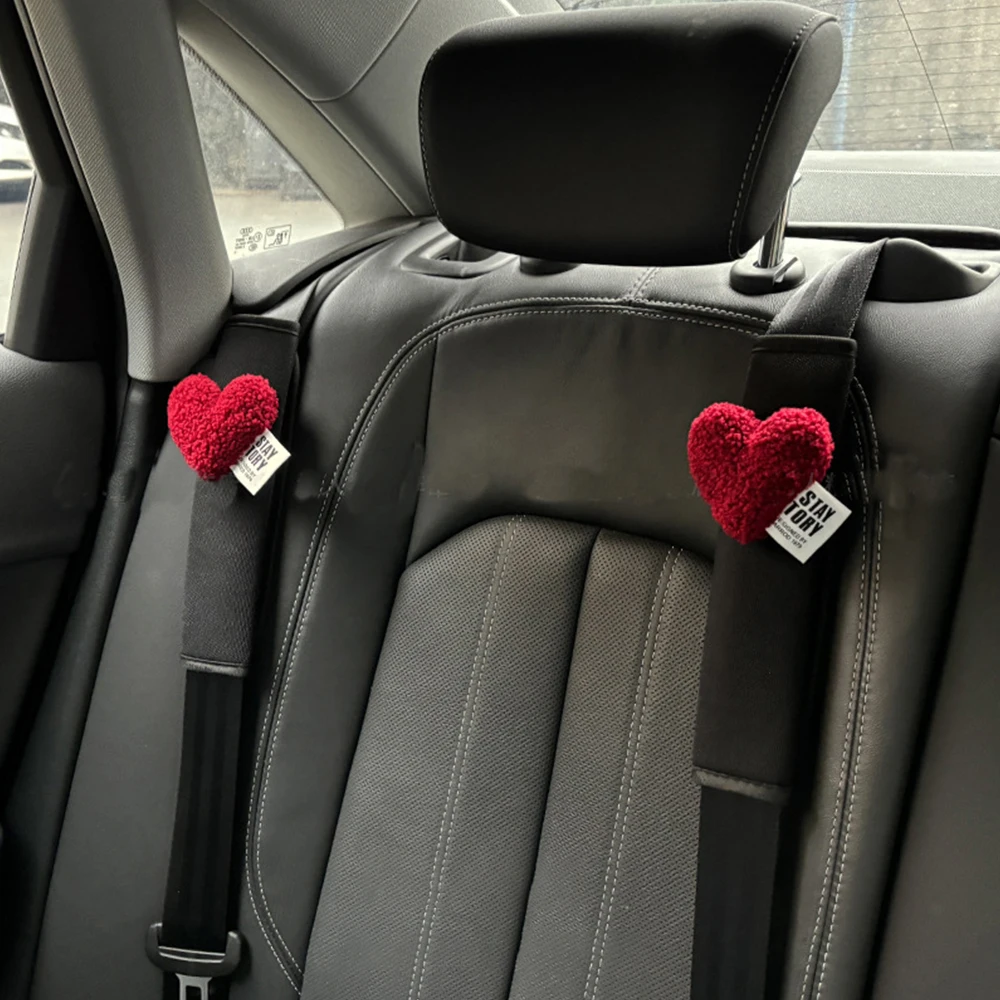 Фото Love Heart автомобильный Стайлинг чехол для ремня безопасности мягкая защита груди автомобильный ремень безопасности чехол для поддержки шеи подушка ремень безопасности №5