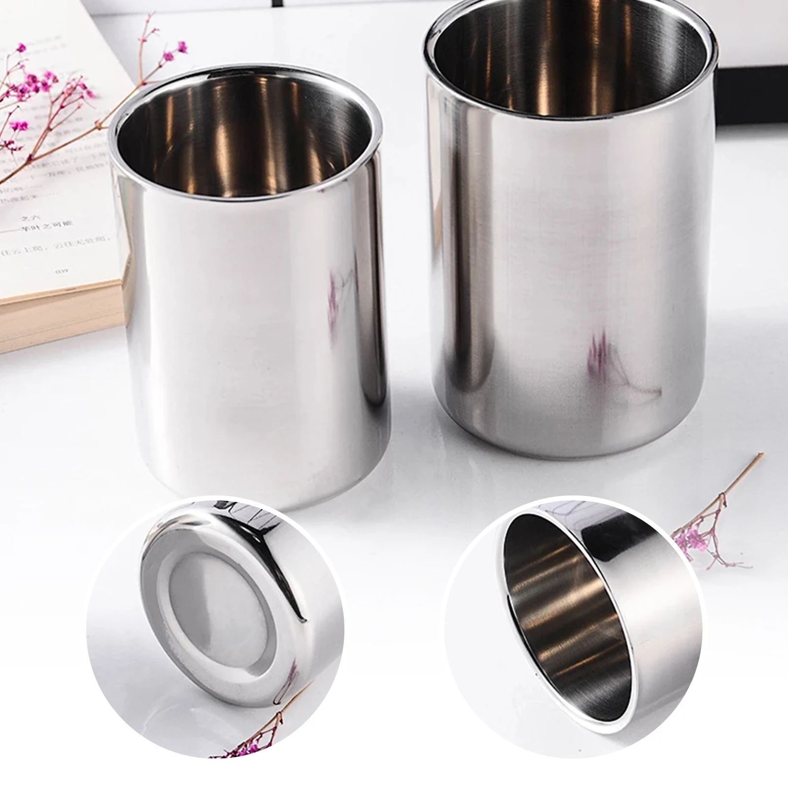 

Двухслойная пивная кружка из нержавеющей стали, кружка для кофе, чая, вина, молока, портативная кружка для путешествий, офиса, воды, кухонная ...