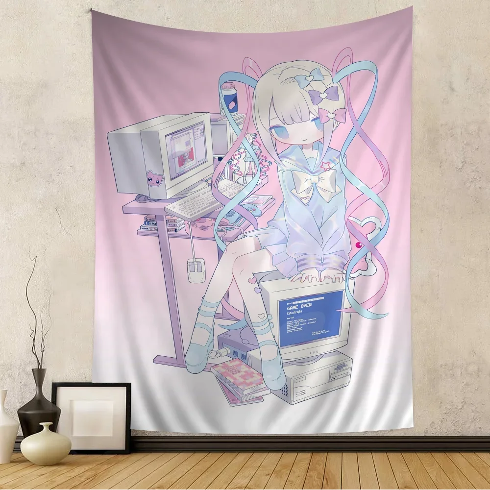 Настенная подвесная гобелены в стиле хиппи для гостиной декор детской комнаты