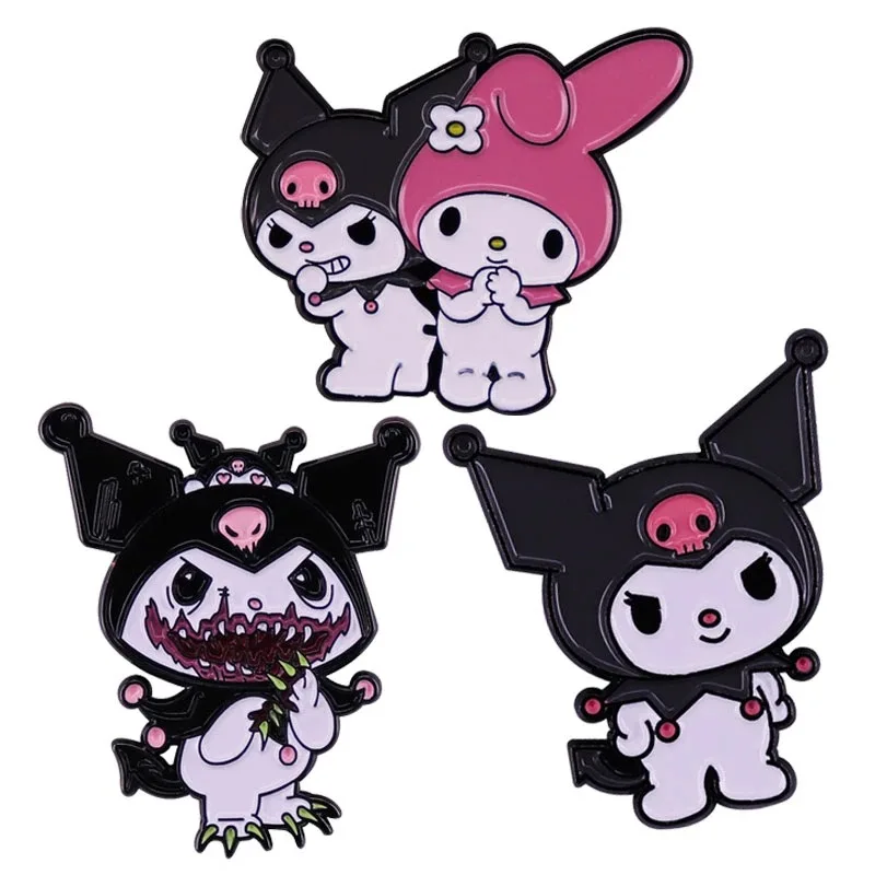 

Жёсткая брошь с эмалью в стиле аниме курмис