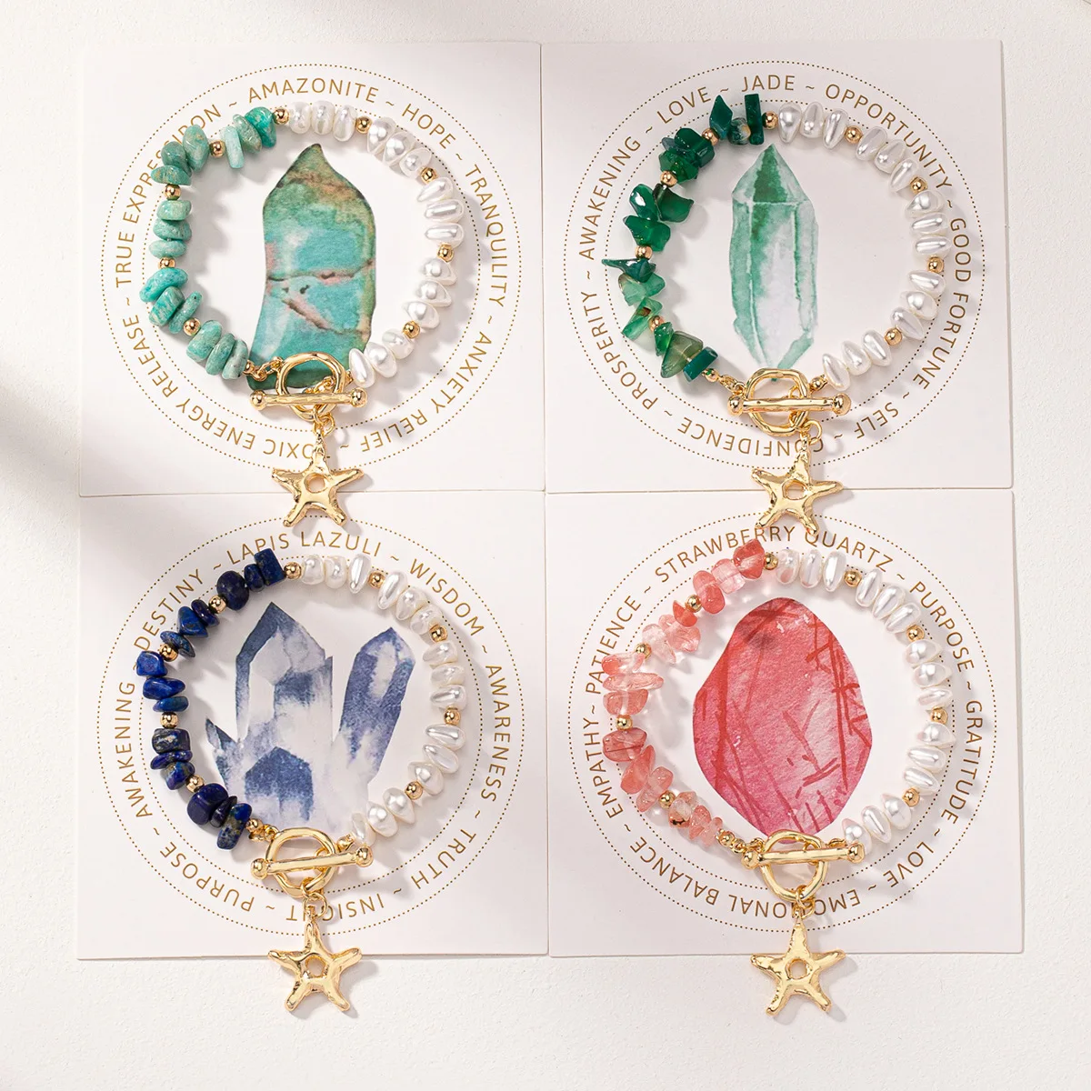 Новый женский модный полуимитационный жемчужный полузеленый браслет из