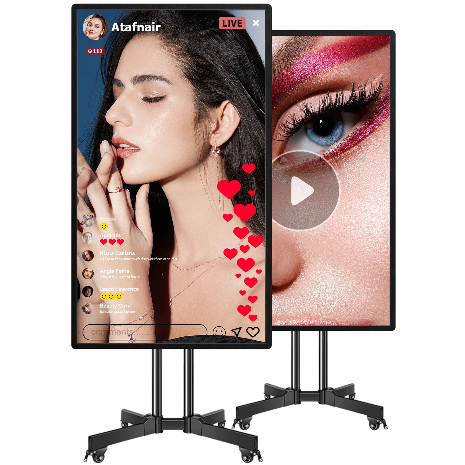 

JYXOIHUB 49 Inch Live Streaming Equipment Smart Digital Whiteboard All-in-one USB Screen Mirroring Android and iOS (Board Only)