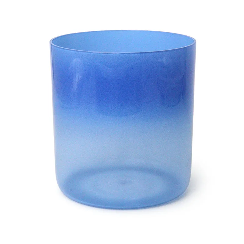 Синяя градиентная Волшебная Хрустальная чаша для исцеления пения медитации и