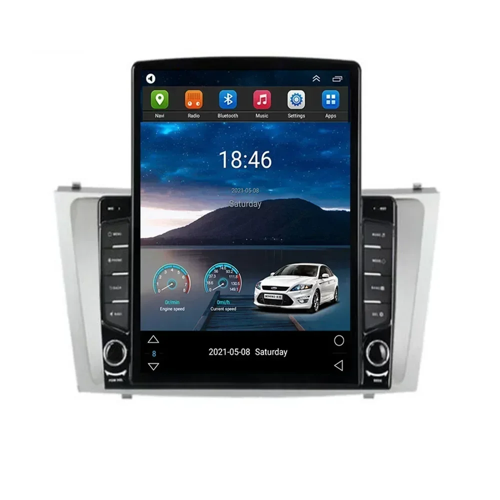 Автомобильный радиоприемник Tesla Style 2Din Android 13 для TOYOTA CAMRY 2009-2011 Мультимедийный