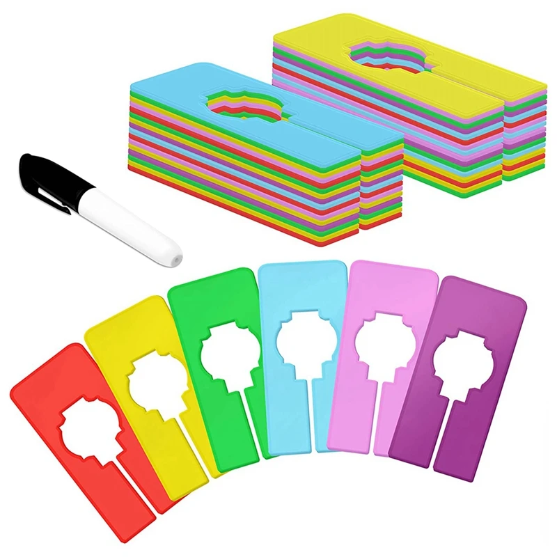 

Искусственные разделители для вешалки, многоразовые, для сортировки размера одежды, цвет, 30 шт.