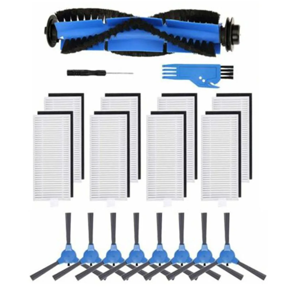 

18Pcs Brushes Filters Kit Replacement Parts Accessories For Kyvol Cybovac E20,E30,E31 Eufy RoboVac 11S 30 30C Vacuum Parts
