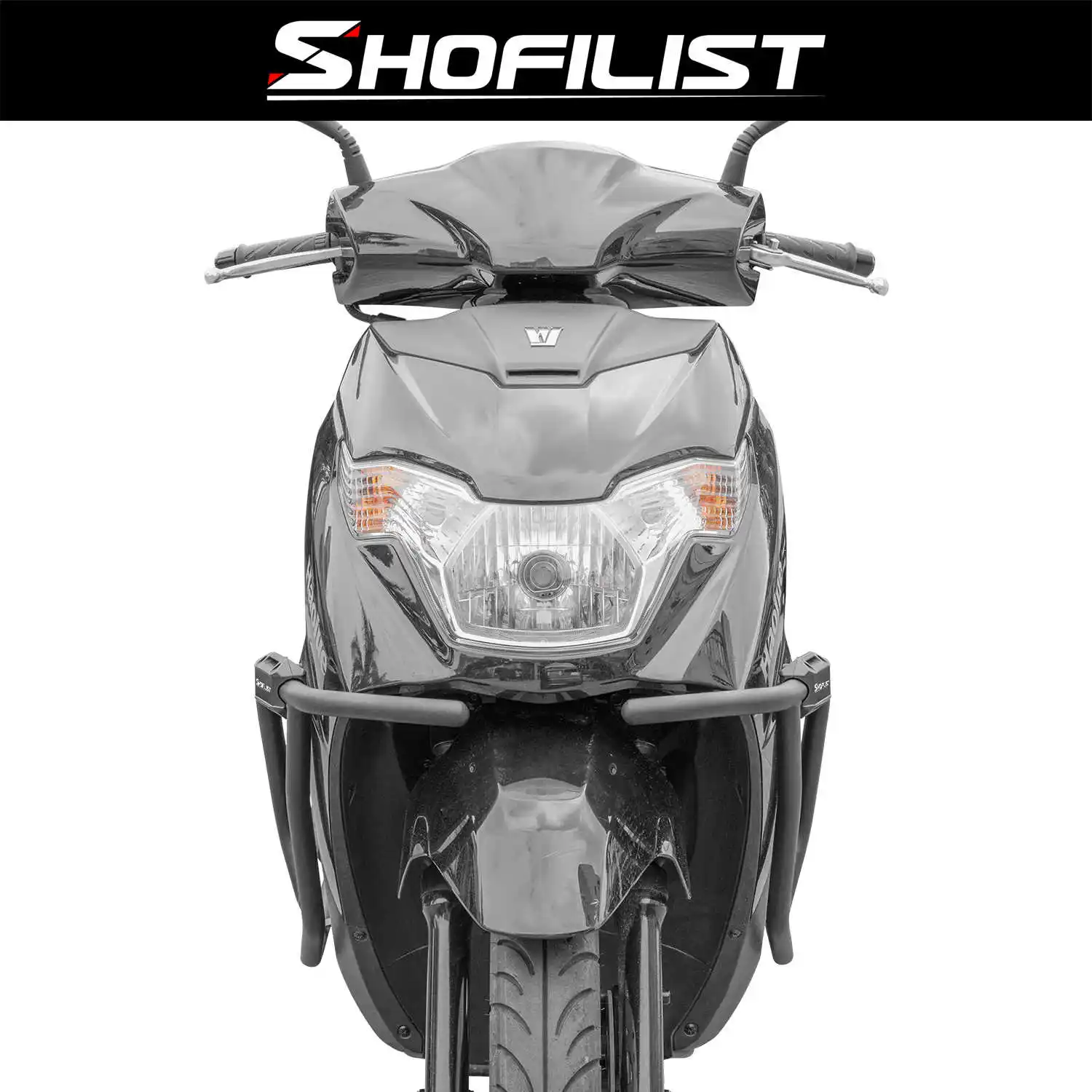 Для Haojue Husha VX125 мотоциклетный бампер из высокоуглеродистой стали передние и