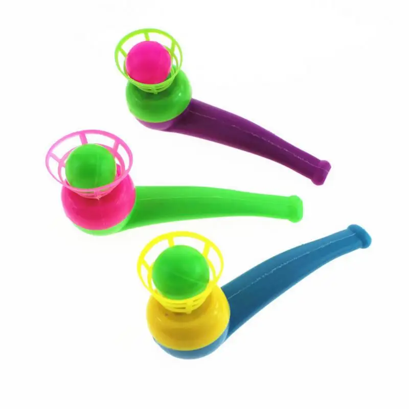 

Suspension Blowing Ball Funny Pipe Ball Toys Floating Blow Pipe Balls Toy For Children Toddlers Kids Party Supplies Random Color