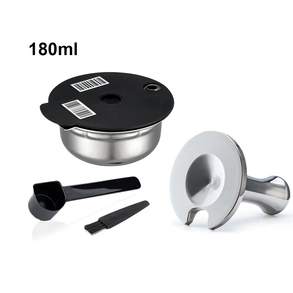 

Многоразовые капсулы для кофе многоразового использования Tassimo для Bosch Tassimo капсулы из нержавеющей стали многоразового использования с силиконовой крышкой