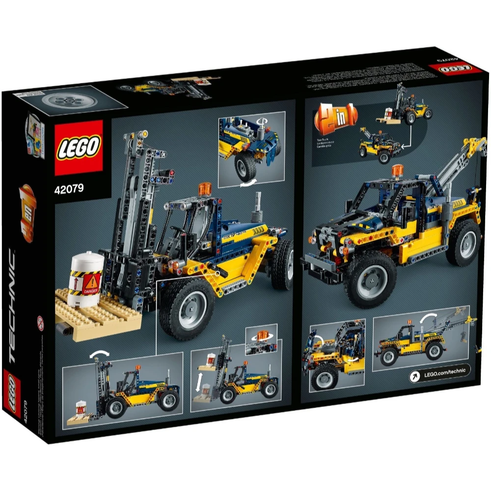 Конструктор LEGO Technic (Техник) 42079 Сверхмощный вилочный погрузчик 9+ | Игрушки и хобби