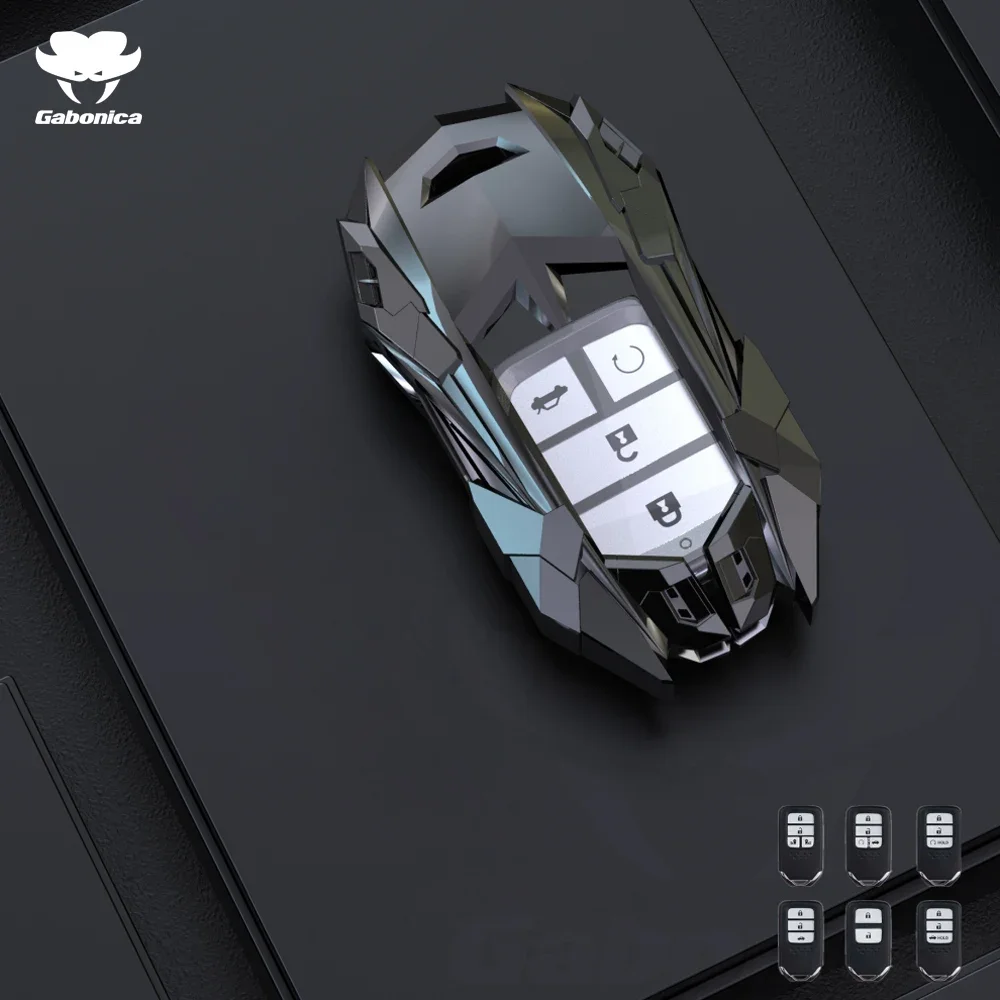 

Металлический автомобильный брелок для дистанционного ключа, чехол для Honda Civic CRV, аксессуары для сумки