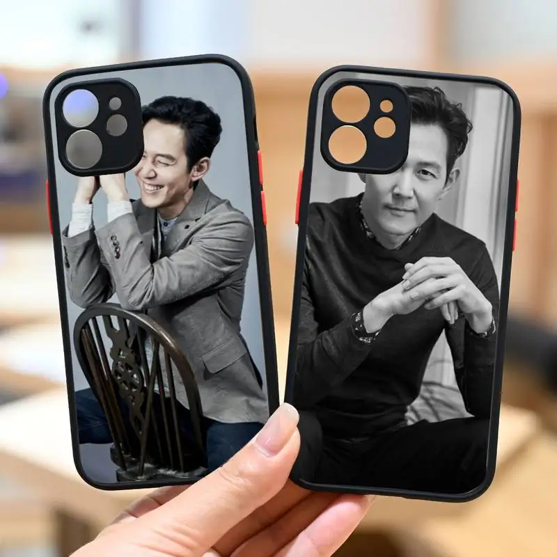 

Lee Jung Jae Korean actors Phone Case matte transparent For iphone 7 8 11 12 13 plus mini x xs xr pro max cover