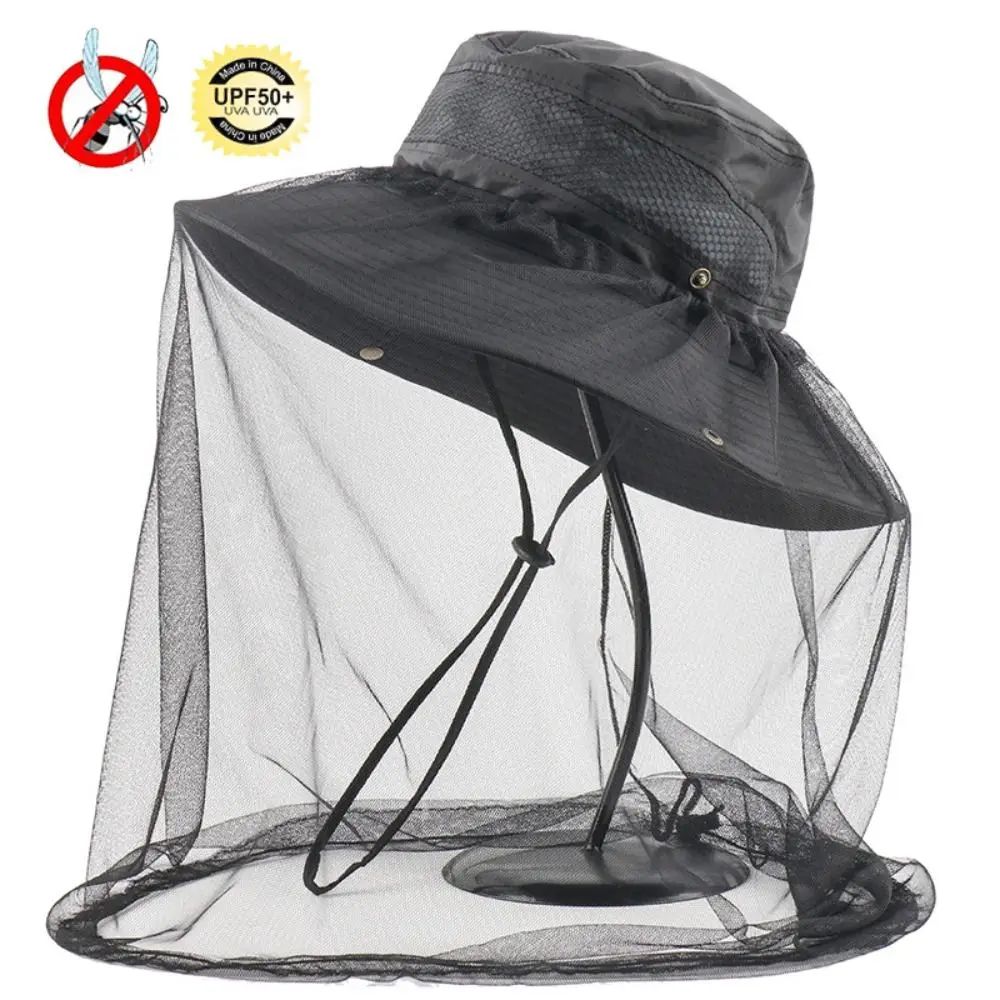 

Камуфляжная шляпа с защитой лица-Фата, женская уличная шляпа от солнца для рыбалки, шляпа против пчелы, шляпа с москитной сеткой, сетчатая шляпа от насекомых