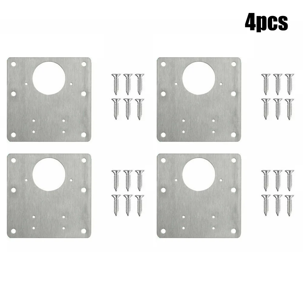 

1/4/10 Pcs Hinge Repair Plates Kitchen Cupboard Cabinet Wardrobe Window Door Hinge Repairing Fixing Tool Furniture Hardware