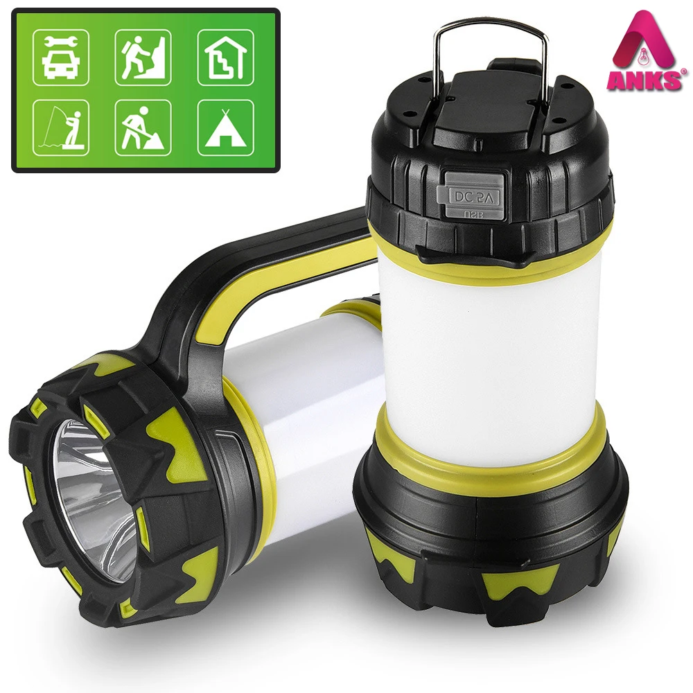 Night Lamp USB Rechargeable 3000mah Power Bank Camping Lantern Waterproof Led Flashlight Outdoor Emergency Flashlight Light